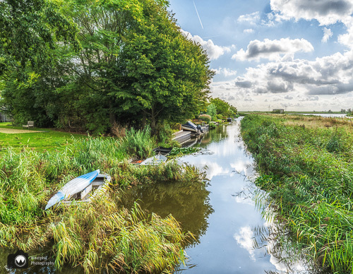 boerensloot met bootjes