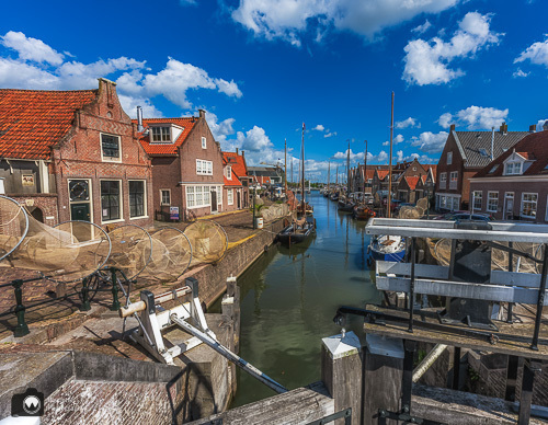 haven vanaf de damsluis gezien
